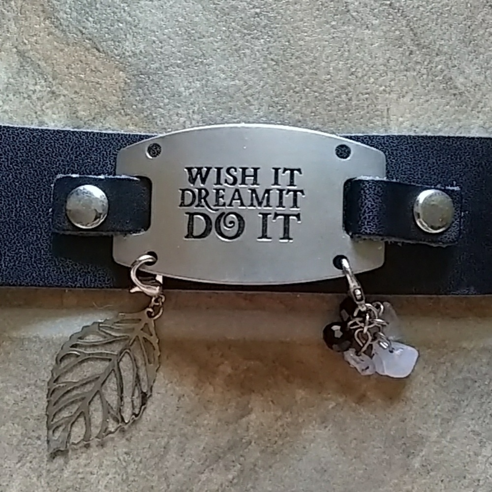 Ganz Vegan Leather Bracelet